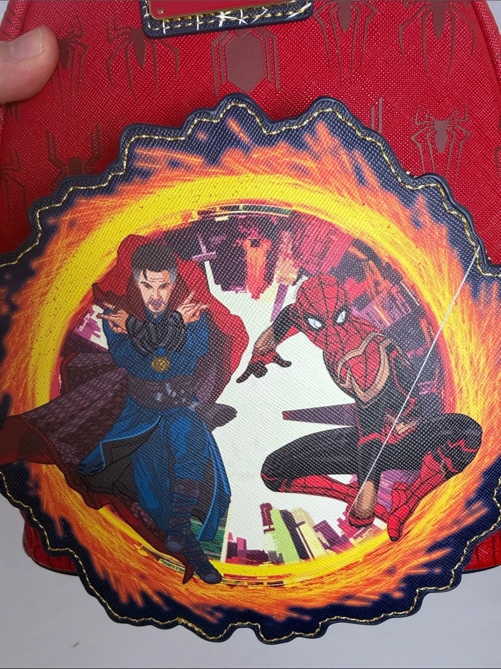 Loungefly Marvel Spider-Man & Doctor Strange Mini Backpack New with Tags